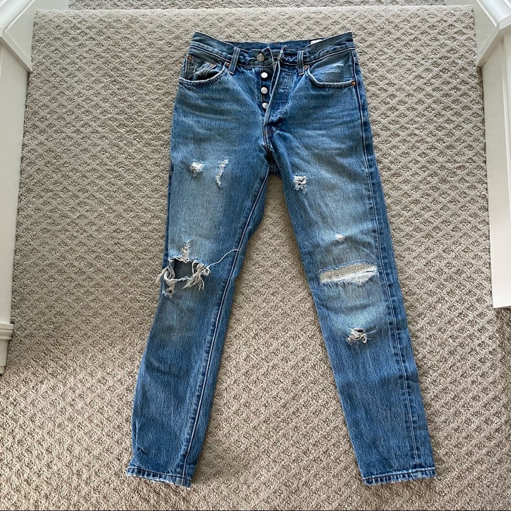 Levi's 501 Straight/Skinny Jeans